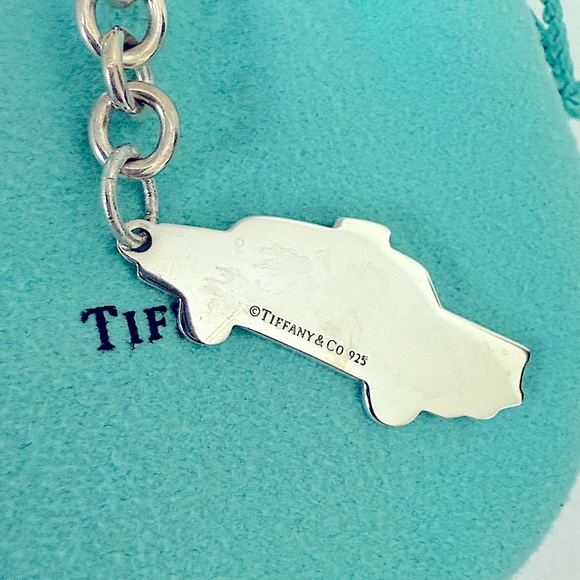 🚕 Vintage Tiffany & Co. Taxi Cab Keychain Accessory - Picture 5 of 10